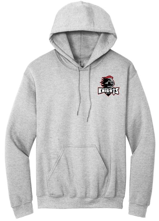 Millwood High - Sport Grey Millwood Staff Logo Hoodie (Left Chest)