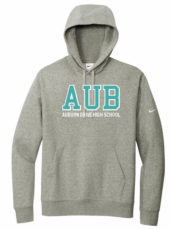 Auburn High - Dark Heather Grey AUB Auburn Drive High School Nike Hoodie