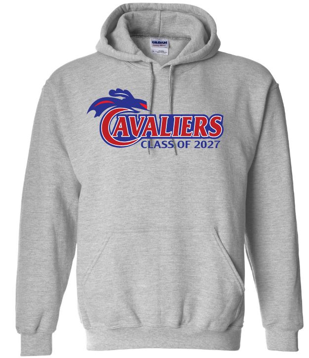 Cole Harbour High - Sport Grey Cavaliers Class of 2027 Hoodie