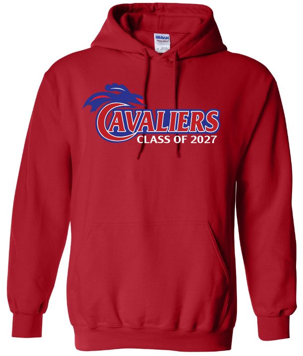 Cole Harbour High - Red Cavaliers Class of 2027 Hoodie