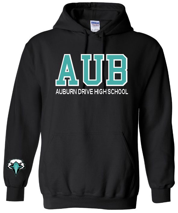 Auburn High - Black AUB Auburn Drive High School Hoodie