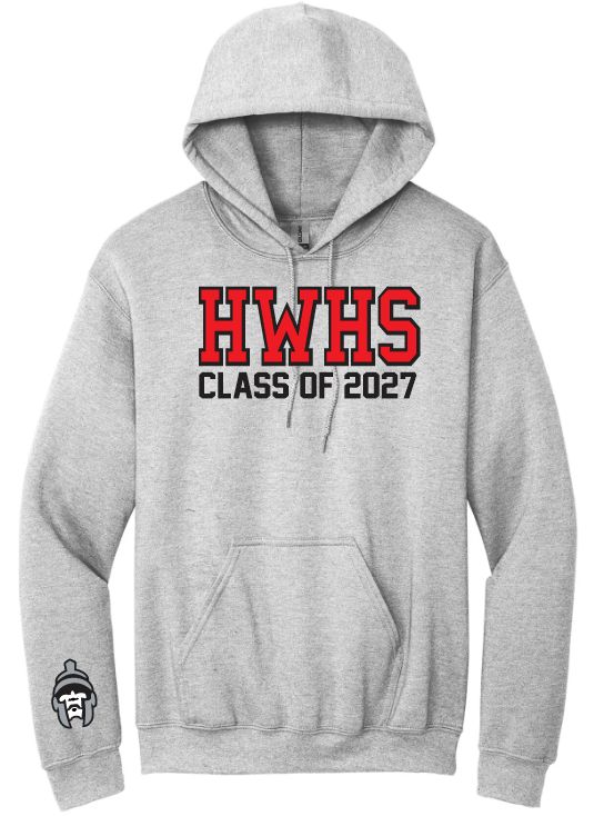 Halifax West High School  -  Sport Grey HWHS Class of 2027 Hoodie