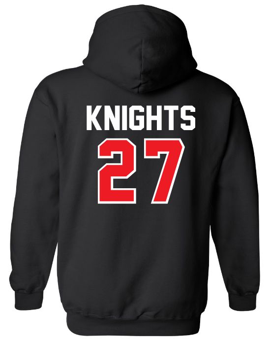 Millwood High - Black MWHS Class of 2027 Hoodie (Full Chest)