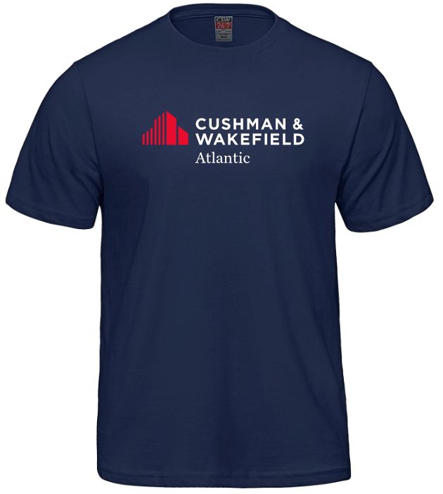 CW Atlantic - Navy Parkour T-Shirt (Full Chest)