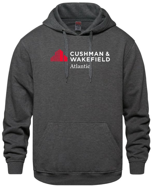 CW Atlantic - Charcoal Heather Grey Vault Hoodie (Full Chest)