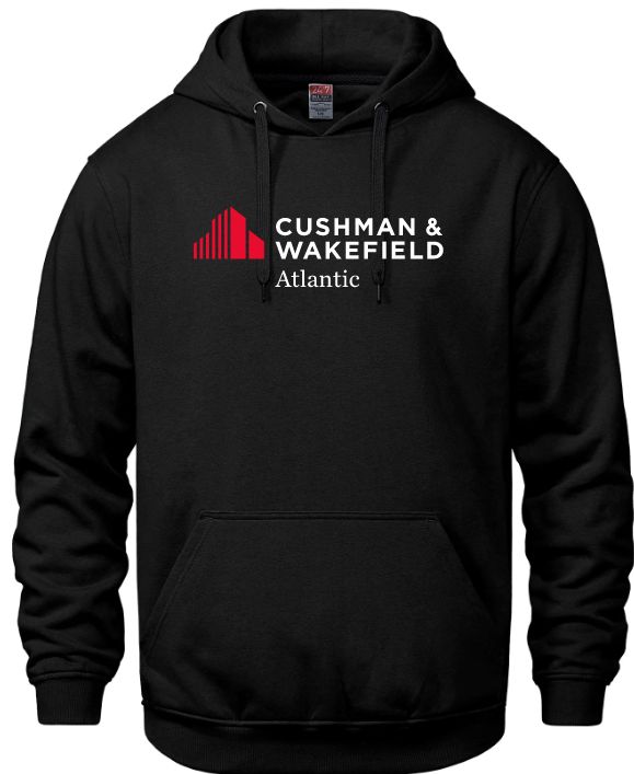 CW Atlantic - Black Vault Hoodie (Full Chest)