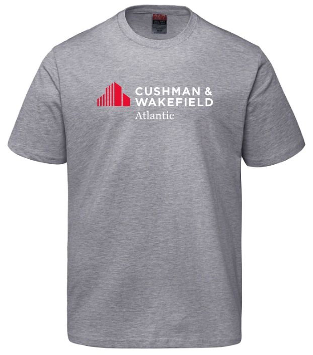 CW Atlantic - Athletic Heather Grey Parkour T-Shirt (Full Chest)