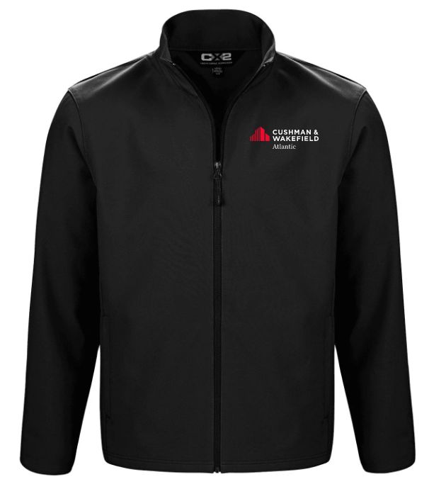 CW Atlantic - Black Cadet Soft Shell Jacket (Left Chest)
