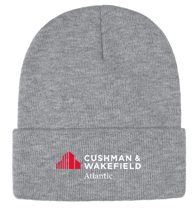 CW Atlantic- Athletic Heather Grey Cuff Beanie