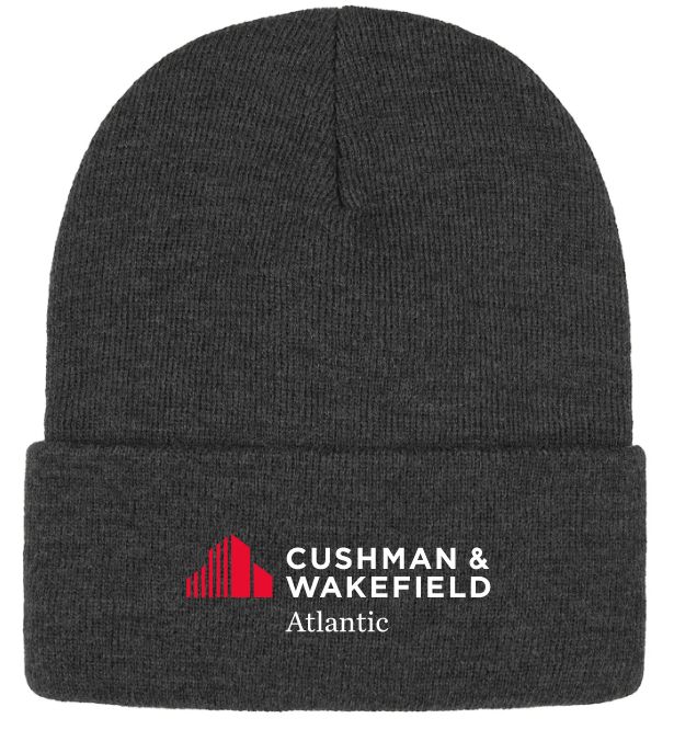 CW Atlantic- Charcoal Heather Grey Cuff Beanie