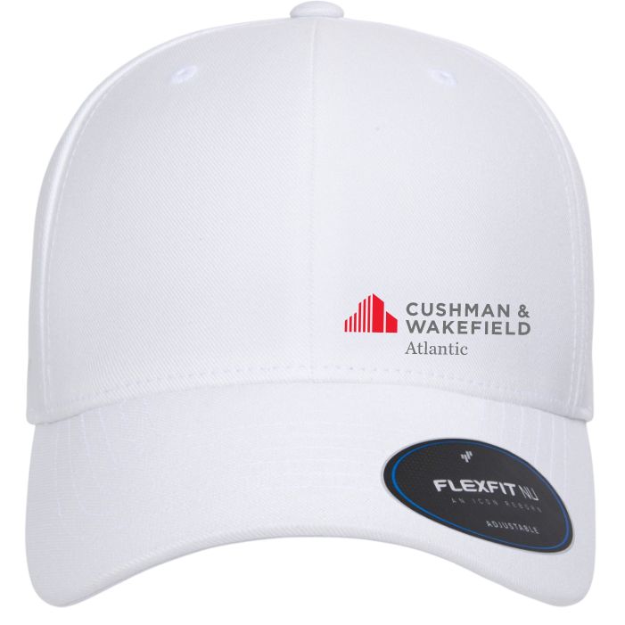 CW Atlantic- White Flexfit Adjustable Cap
