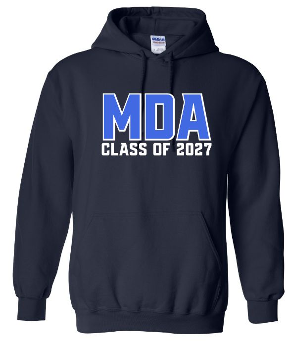 Marine Drive Academy - Navy MDA Class of 2027 Hoodie