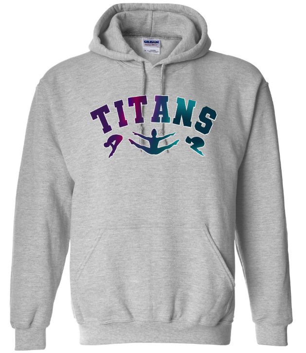 Titans Gymnastics &amp; Trampoline - Sport Grey Titans Arch Hoodie