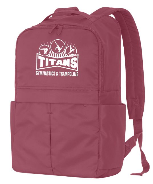 Titans Gymnastics &amp; Trampoline - Rosewood Titans Logo Matte Backpack
