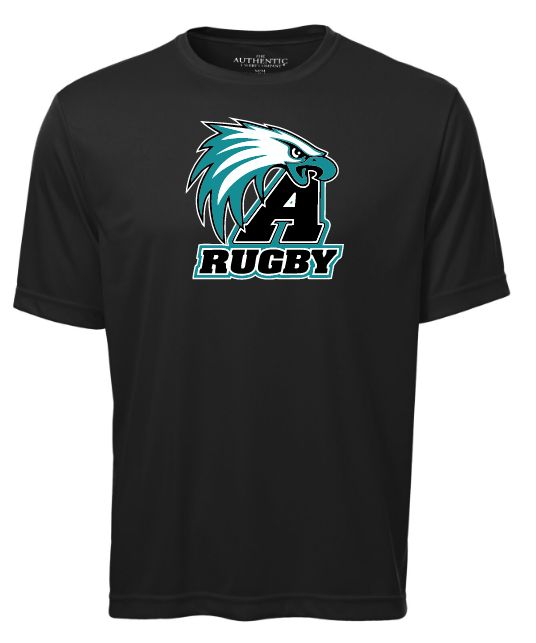 Auburn High - Black Auburn Rugby Short Sleeve Moist Wick