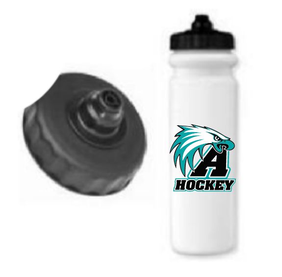Auburn High - White Auburn Hockey Squeeze Bottle