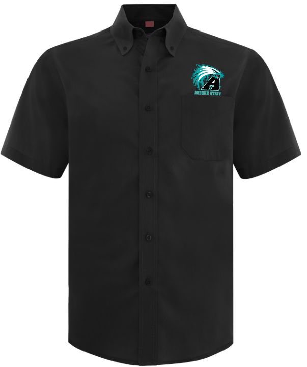 Auburn High - Black Auburn Staff Dress Shirt (Embroidered)