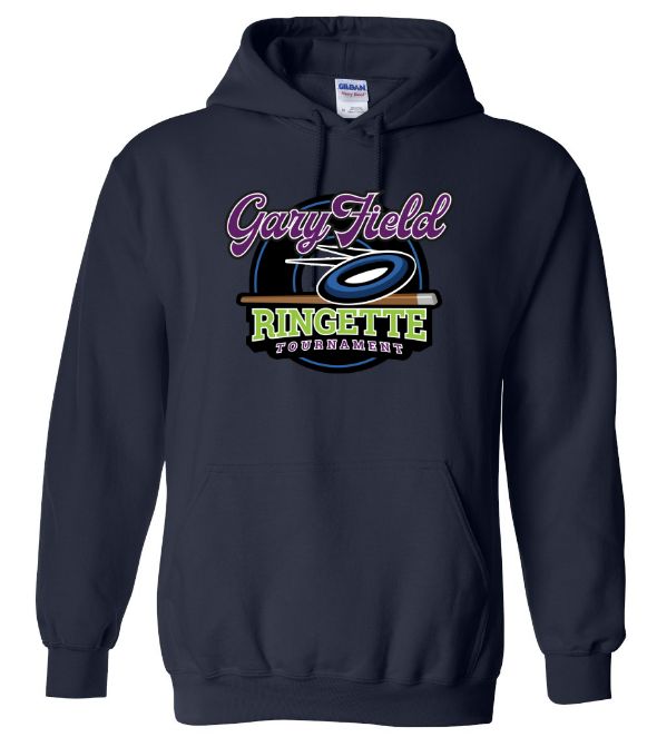 Gary Field Ringette Tournament - Navy Hoodie (Full Chest)