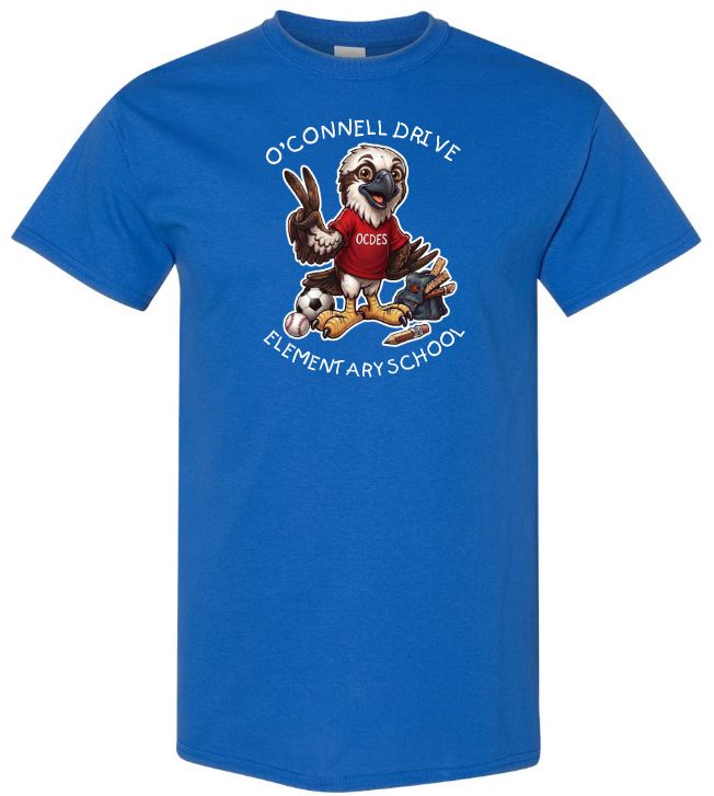 O'Connell Drive Elementary - Royal Blue O'Connell Drive Elementary T-Shirt (Full Chest)