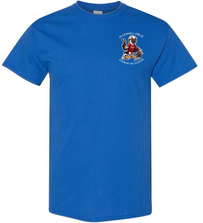 O'Connell Drive Elementary - Royal Blue O'Connell Drive Elementary T-Shirt (Left Chest)