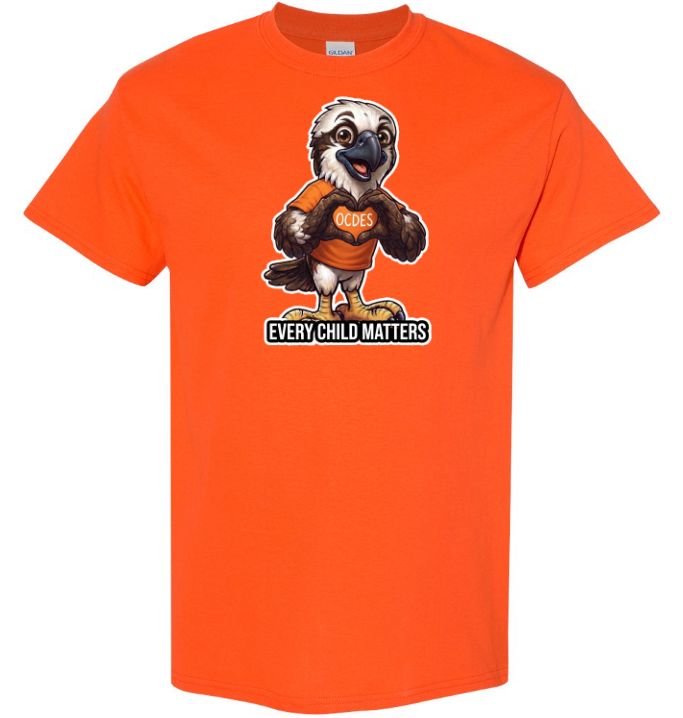 O'Connell Drive Elementary - Orange Every Child Matters OCDES Osprey T-Shirt (Full Chest)