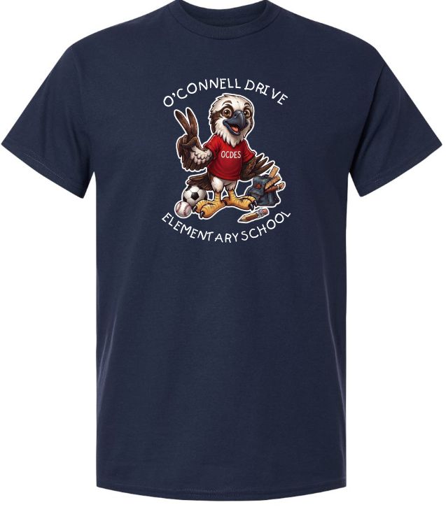 O'Connell Drive Elementary - Navy O'Connell Drive Elementary T-Shirt (Full Chest)