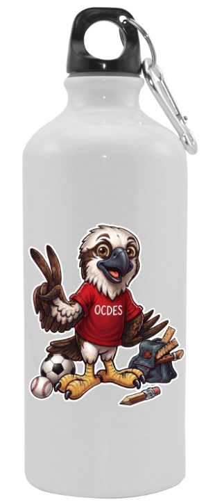 O'Connell Drive Elementary - White OCDES Osprey Aluminum Water Bottle