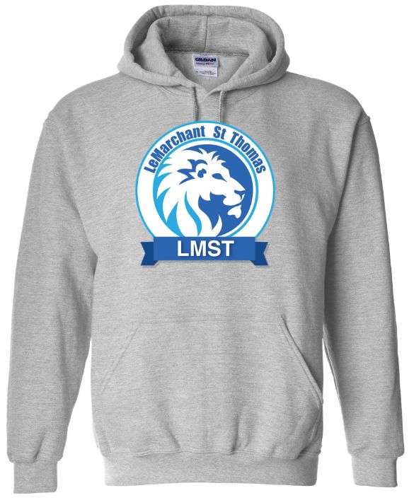 LeMarchant - St. Thomas Elementary - Sport Grey LMST Hoodie (Full Chest)