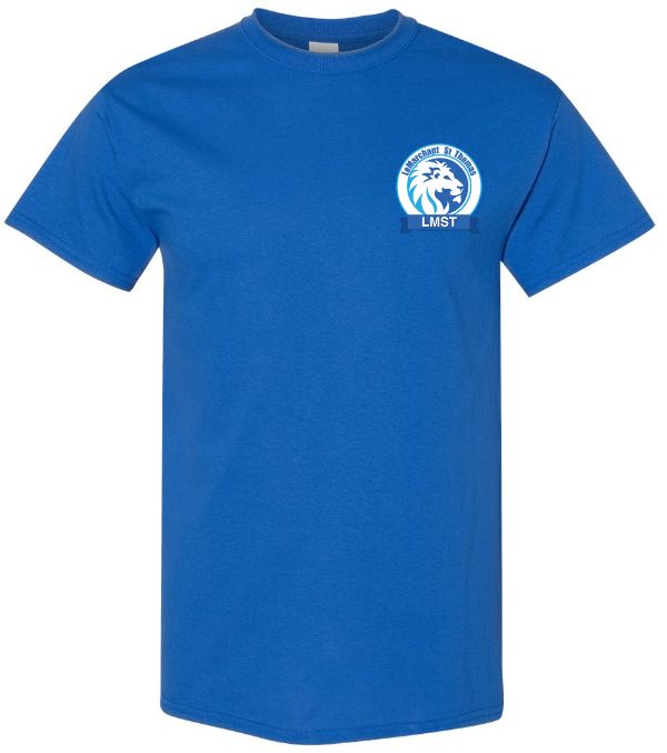 LeMarchant - St. Thomas Elementary - Royal Blue LMST T-Shirt (Left Chest Logo)