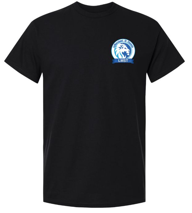 LeMarchant - St. Thomas Elementary - Black LMST T-Shirt (Left Chest Logo)