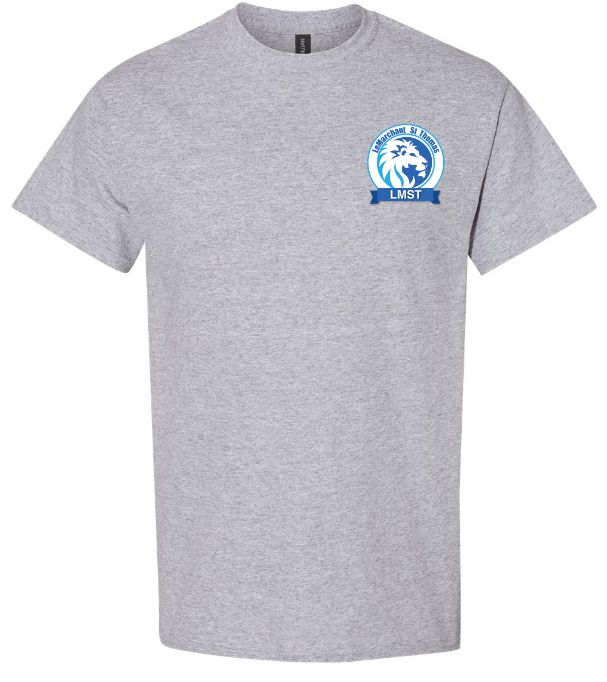 LeMarchant - St. Thomas Elementary - Sport Grey LMST T-Shirt (Left Chest Logo)