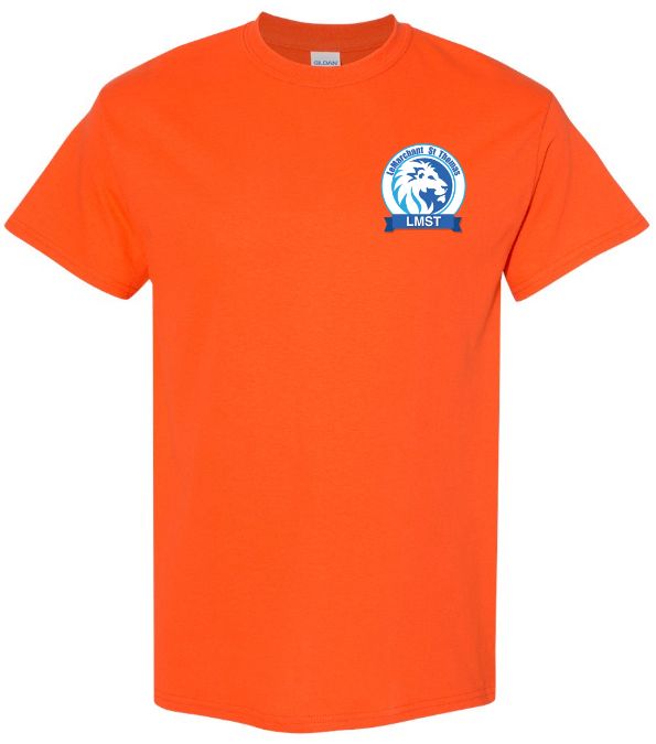 LeMarchant - St. Thomas Elementary - Orange LMST T-Shirt (Left Chest Logo)