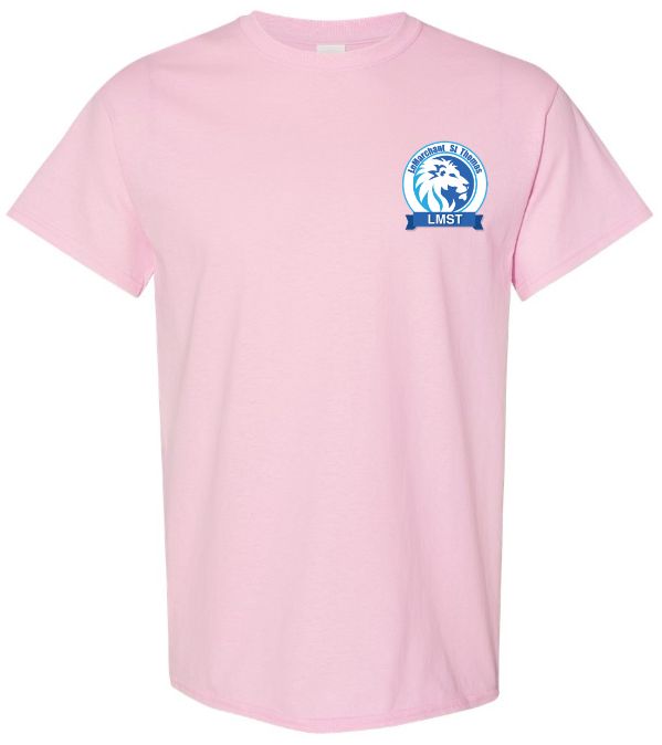 LeMarchant - St. Thomas Elementary - Light Pink LMST T-Shirt (Left Chest Logo)