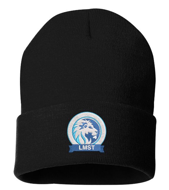 LeMarchant - St.Thomas Elementary - Black LMST Cuff Beanie (Embroidered)