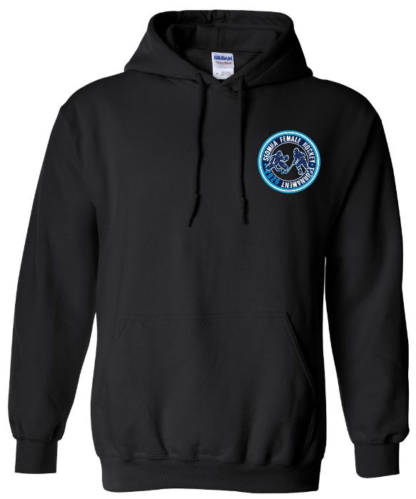 SEDMHA Female Hockey Tournament - Black SEDMHA Hoodie (Left Chest)