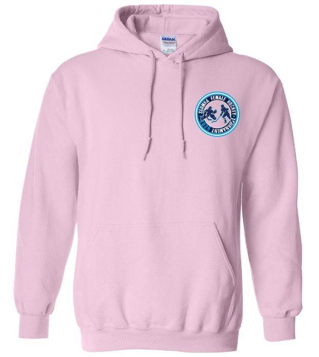 SEDMHA Female Hockey Tournament - Light Pink SEDMHA Hoodie (Left Chest)