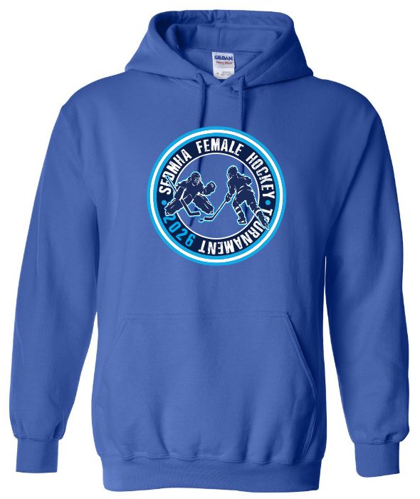SEDMHA Female Hockey Tournament - Royal Blue SEDMHA Hoodie (Full Chest)