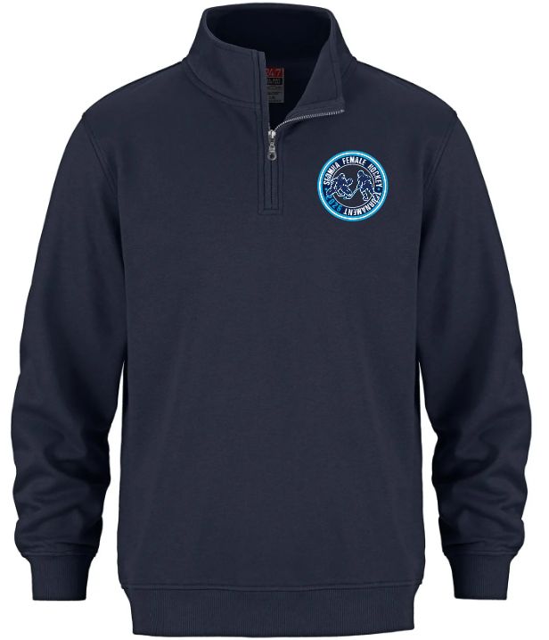 SEDMHA Female Hockey Tournament - Navy SEDMHA CSW 1/4 Zip Sweater (Full Chest)