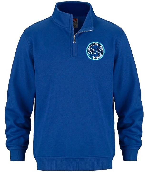 SEDMHA Female Hockey Tournament - Royal Blue SEDMHA CSW 1/4 Zip Sweater (Full Chest)