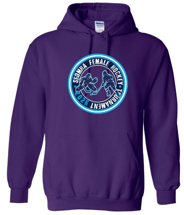 SEDMHA Female Hockey Tournament - Purple SEDMHA Hoodie (Full Chest)