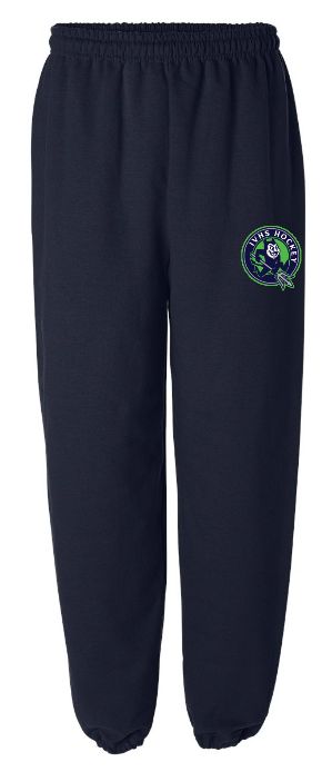 Island View High School - Navy IVHS Devils Hockey Sweatpants