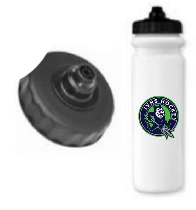 Island View High School - IVHS Devils Hockey Pro Squeeze Water Bottle