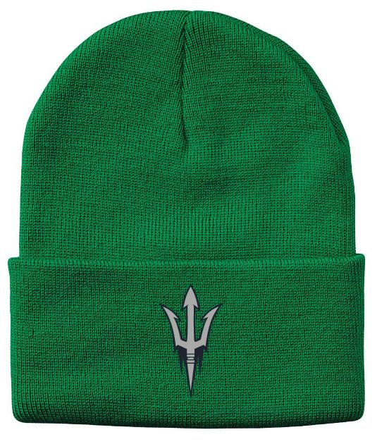 Island View High School - Irish Green Hockey Trident Cuff Beanie