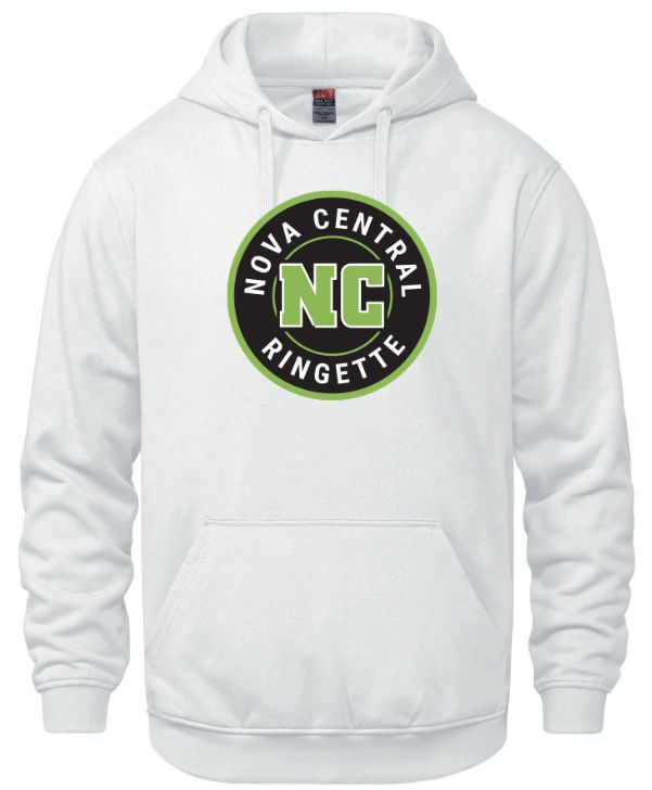 Nova Central Ringette - White Nova Central Ringette Vault Hoodie (Full Chest)