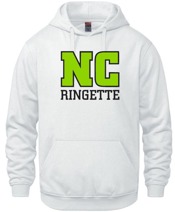 Nova Central Ringette - White NC Ringette Vault Hoodie (Full Chest)