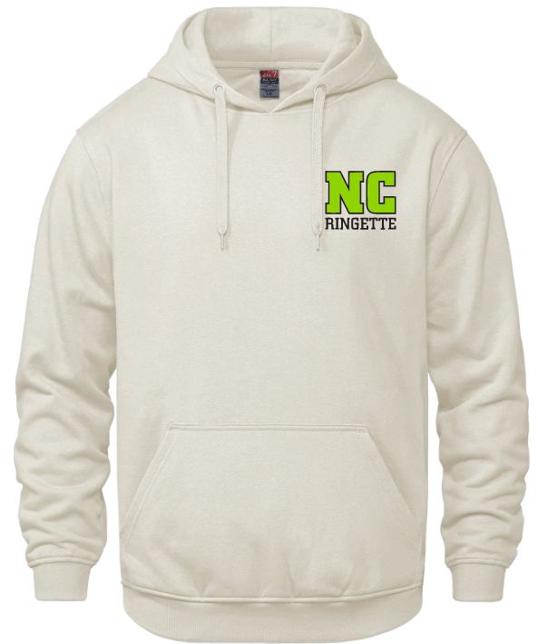 Nova Central Ringette - Ivory NC Ringette Vault Hoodie (Left Chest)