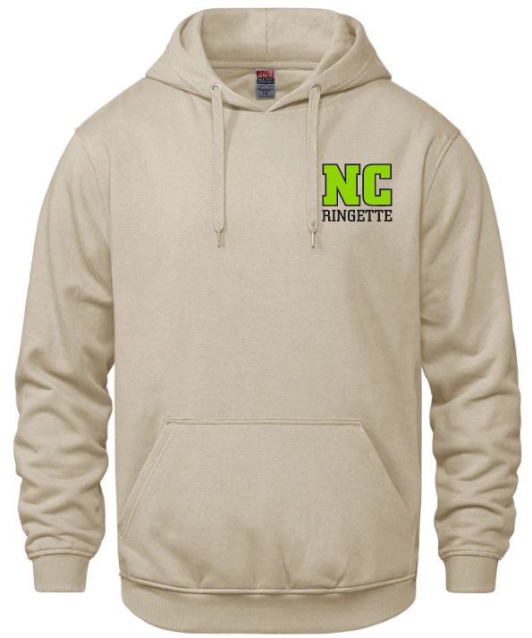 Nova Central Ringette - Sand NC Ringette Vault Hoodie (Left Chest)