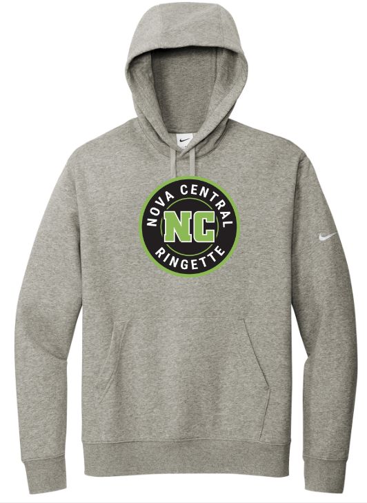 Nova Central Ringette - Dark Heather Grey Nike Nova Central Ringette Hoodie (Full Chest)