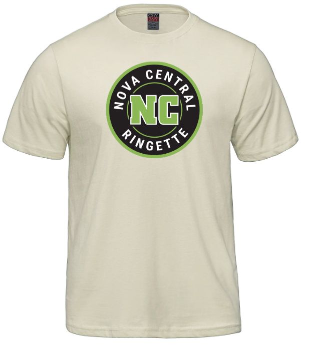 Nova Central Ringette - Ivory Parkour Nova Central Ringette T-Shirt (Full Chest)