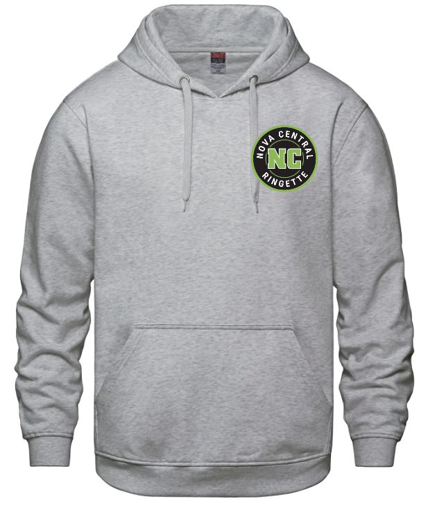 Nova Central Ringette - Athletic Grey Nova Central Ringette Vault Hoodie (Left Chest)
